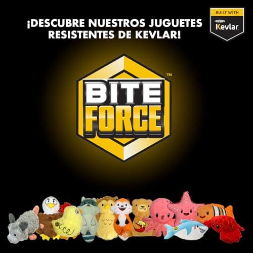 Thumbnail 6 de Bite Force Tiburón juguete de peluche resistente para grandes masticadores