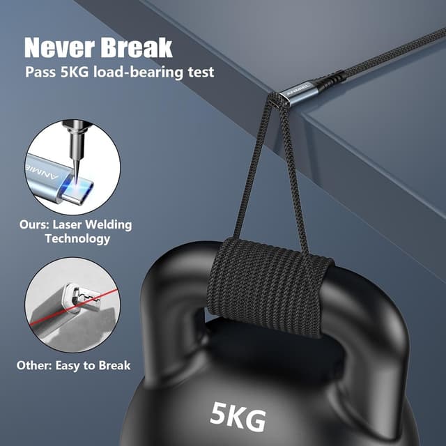 Thumbnail 5 de Extra langes USB C Ladekabel 5M 🔌