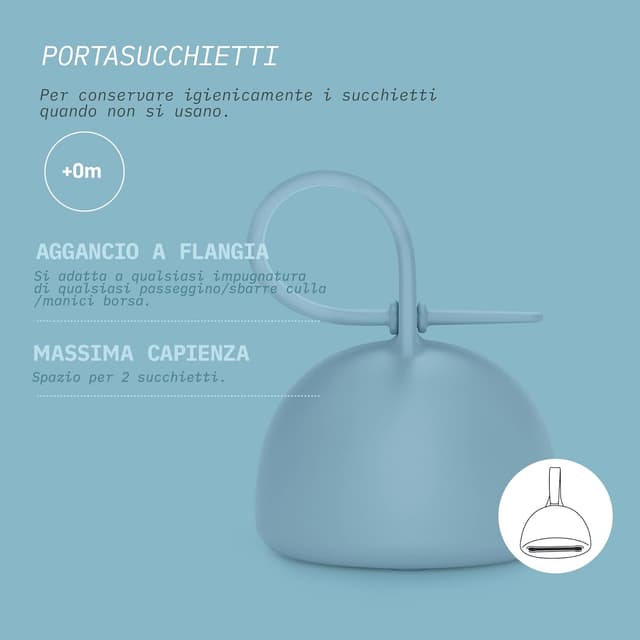 Thumbnail 3 de Portasucchietto verde Lago 2 ciucci