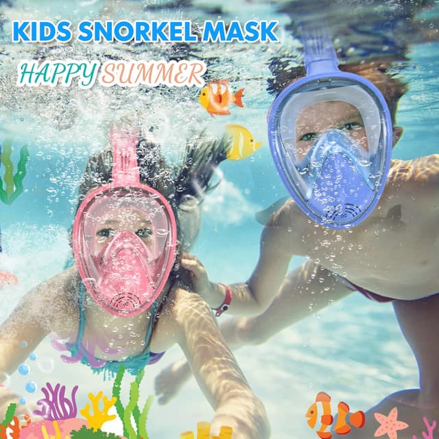 Detalle de Kids Full Face Snorkel Mask 2-14