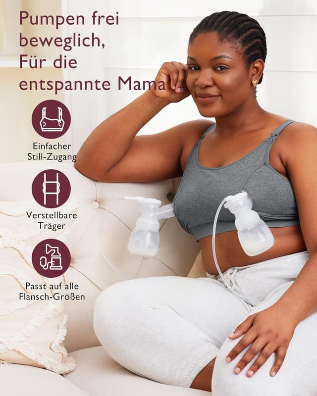 Detalle 2 de Momcozy Schwangerschafts Still BH mit Pumpfunktion 🤱