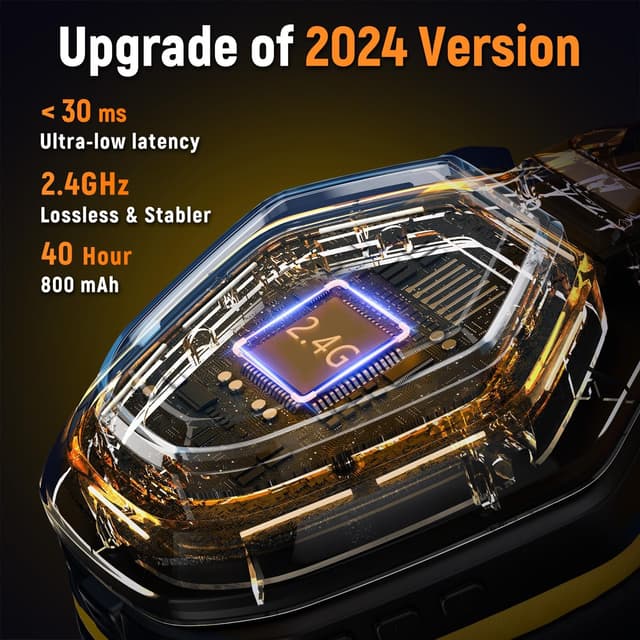 Detalle de Ozeino Ozeino Wireless Gaming Headset 40h