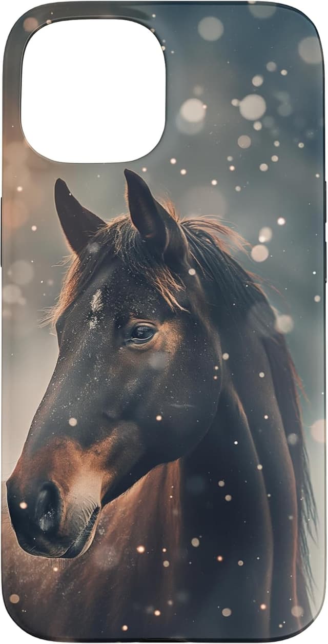 Thumbnail 5 de Coque iPhone 14 Pro Max Cheval flocons