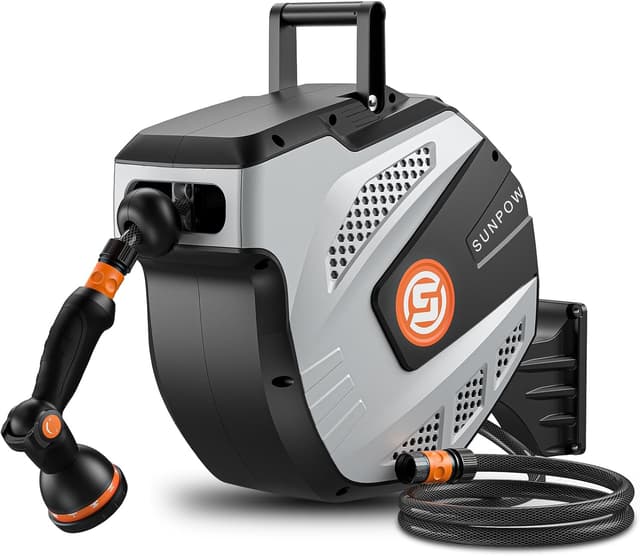 Thumbnail 6 de SUNPOW hose reel 25m retractable garden hose