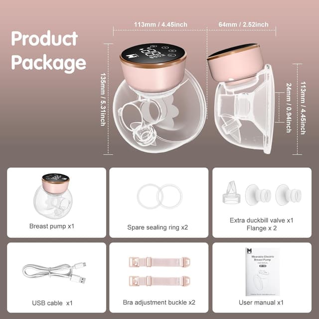 Thumbnail 6 de MOMAINI Wearable Breast Pump 3-mode 🤱