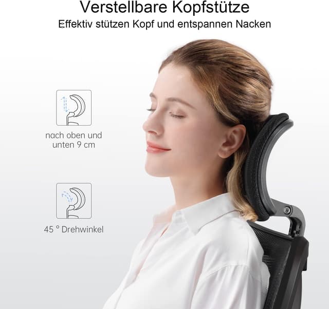 Detalle 2 de SIHOO Bürostuhl Ergonomisch 150 kg