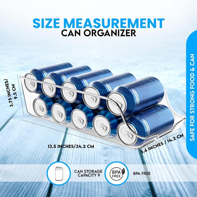 Thumbnail 3 de KICHLY Organizador Nevera latas