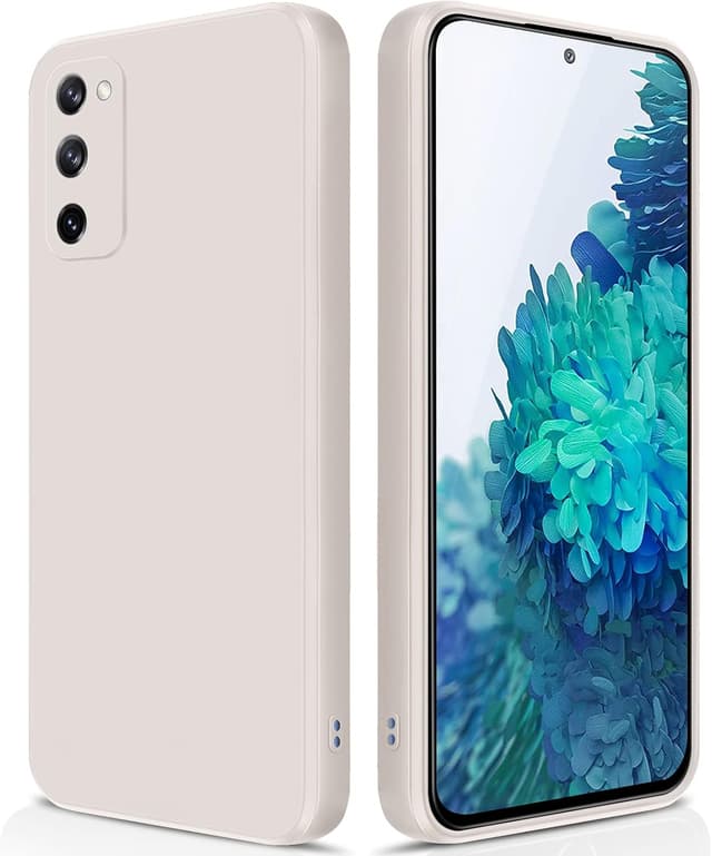 Detalle de GiiYoon Hülle für Samsung Galaxy S20 FE: Liquid-Silicone Case mit Rundumschutz und weichem Mikrofaserfutter