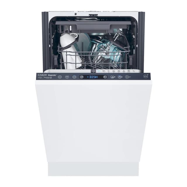 Detalle de Candy CI1C7SB1FA lavavajillas integrable 45 cm, WiFi y 10 servicios (reacondicionado Grado B)