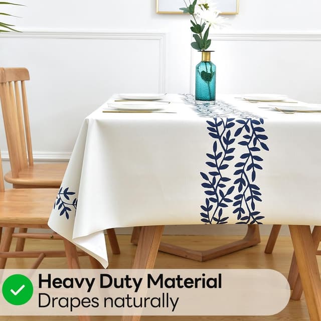 Detalle de Yofori PVC tablecloth 137x180cm wipe clean