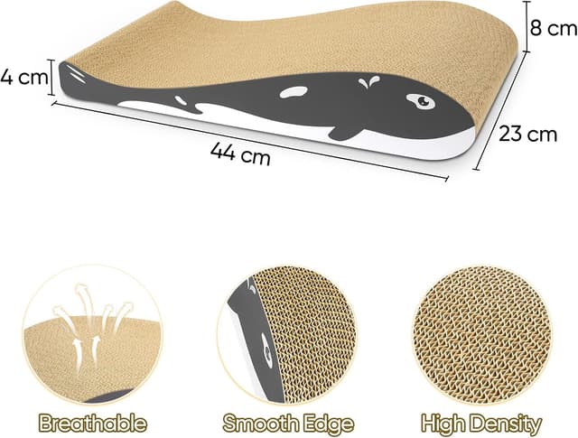 Detalle de Furjoy Cat Scratcher: Cat Scratching Board 44x23x8cm