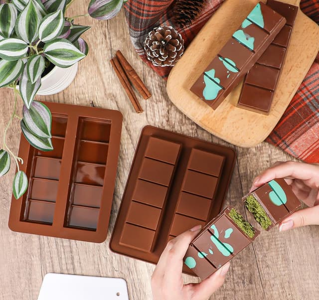 Thumbnail 4 de Kamehame Deep Small Chocolate Bar Moulds 🍫