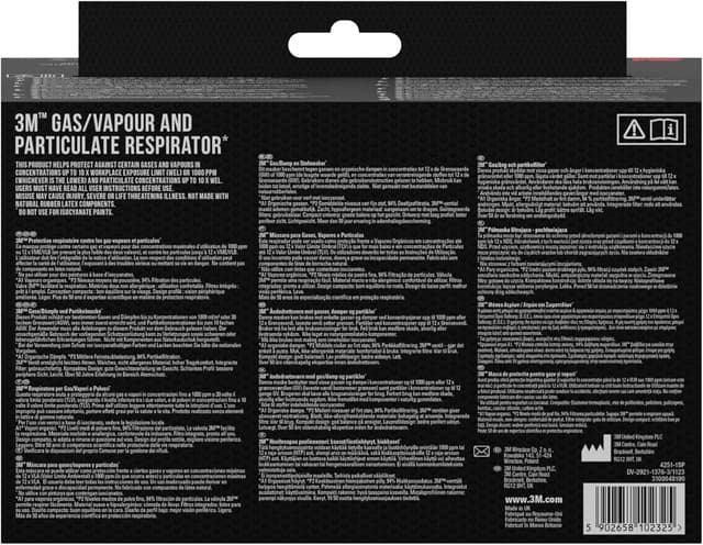 Detalle 1 de 3M Atemschutz-Maske 4251+ A1P2