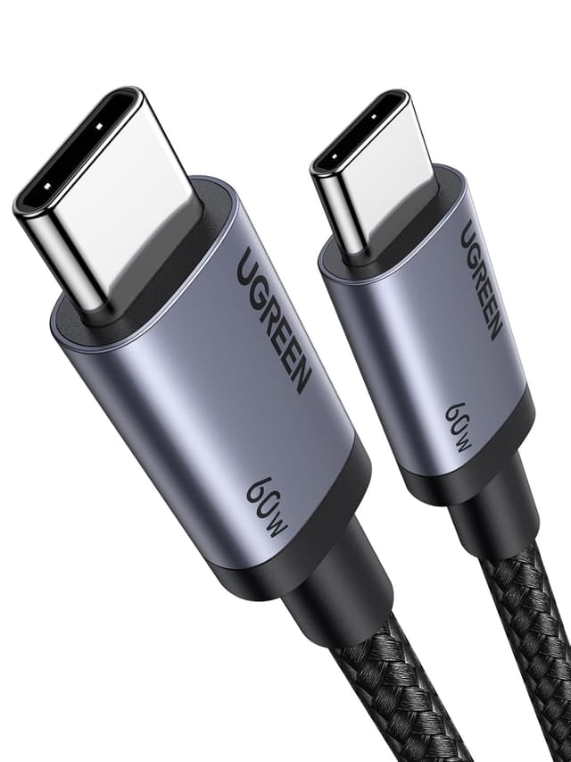 Detalle de UGREEN 60W USB C to USB C Cable 2m