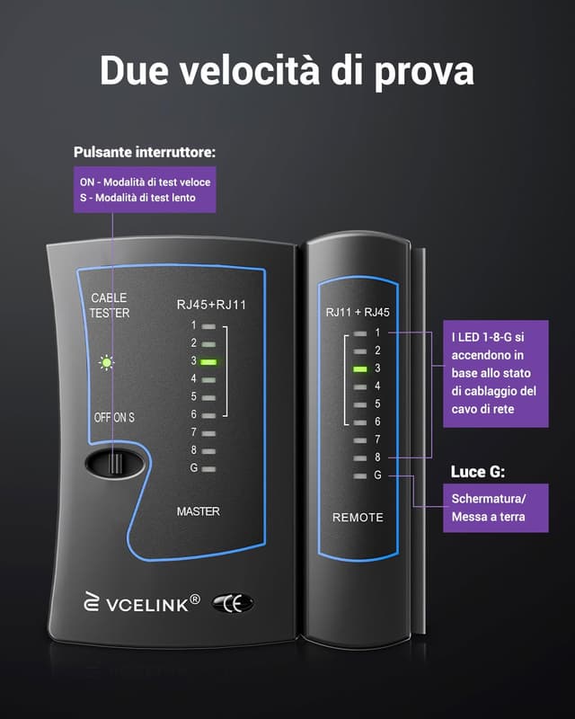 Thumbnail 4 de VCELINK Tester RJ45 1 pezzo 📡