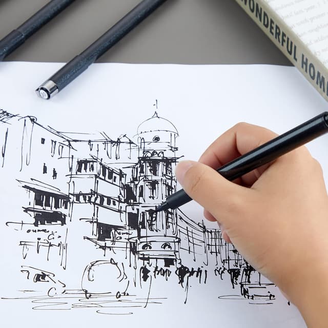 Detalle 2 de Twohands Art Pen Fineliner set of 12