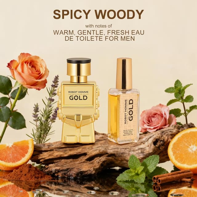 Detalle de Parfüm Herren Geschenk Set – Männer Geschenksets mit Eau de Toilette, Duschgel & After Shave Balsam