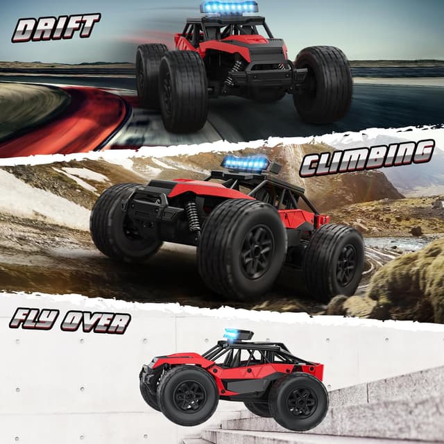 Detalle 1 de Monster Truck RC todoterreno 22 km/h coche teledirigido