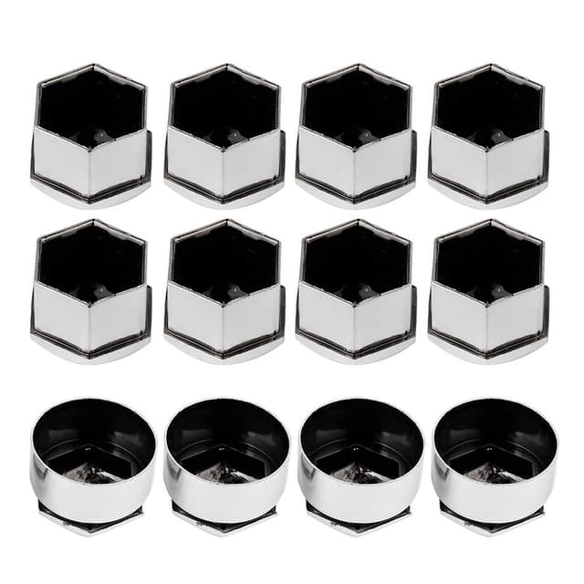 Thumbnail 5 de Wheel Lug Nut Caps 17mm Silver