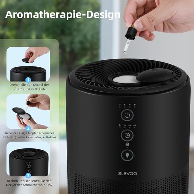 Detalle 2 de HEPA air purifier for bedroom