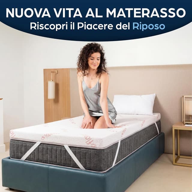 Thumbnail 5 de Flowen Topper Matrimoniale 160x190 6 cm