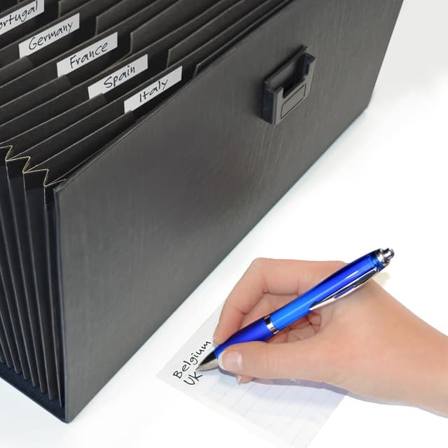 Detalle de Rapesco 1554 19-Part Expanding Box File