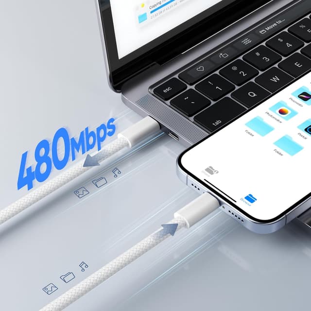 Detalle de USB C Kabel 60W 1,8 m