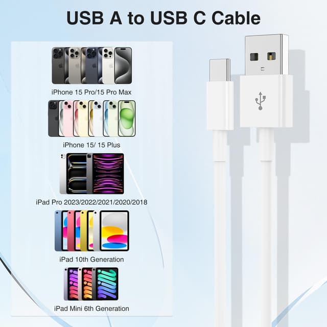 Thumbnail 6 de USB A auf USB C Kabel 1M für iPhone 17