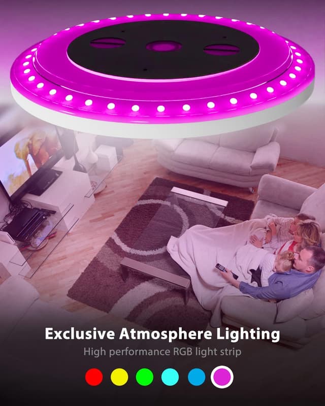 Detalle de zemty Deckenleuchte 30cm 24W