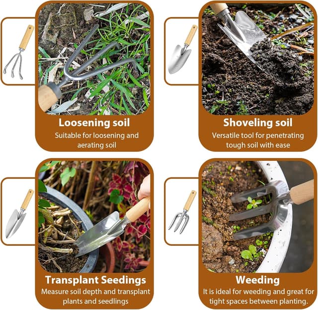 Detalle 2 de Fixmend Garden Tools Set 9-piece