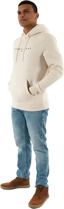 Thumbnail 4 de Tommy Jeans Sudadera con Capucha Logo Linear para Hombre 🖤