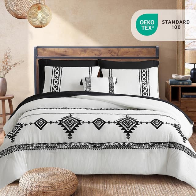 Detalle 2 de MaiRêve Embroidery Comforter Set Queen 90x90