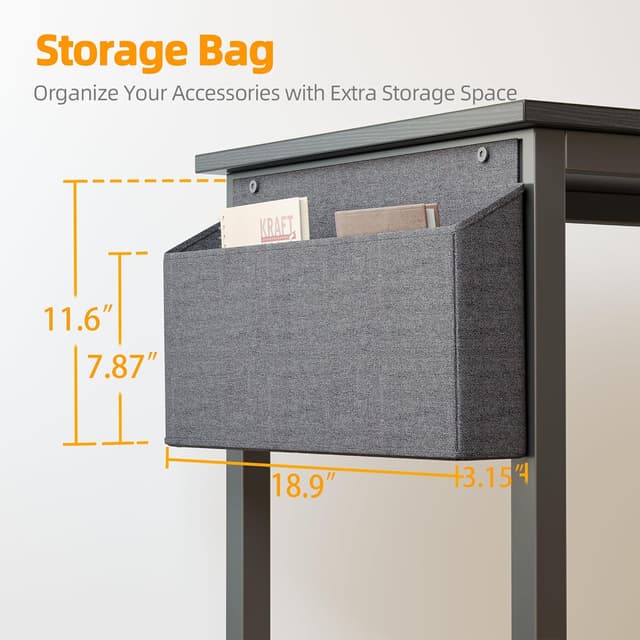 Detalle 1 de BEXEVUE L-shaped desk with 140x70cm