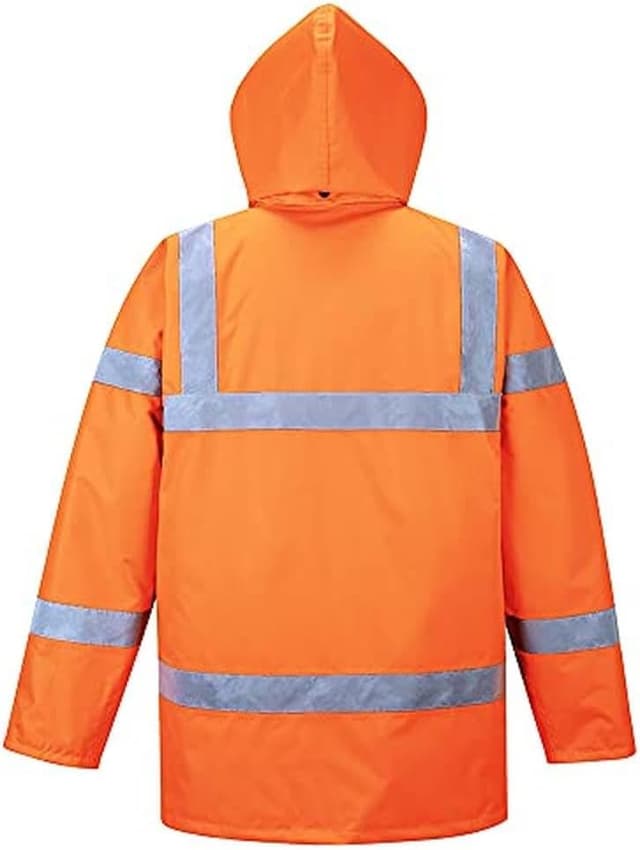 Detalle 2 de Parka Hi-Vis Traffic Portwest, orange, doublée et rembourrée (EN ISO 20471 Class 3) – taille XL