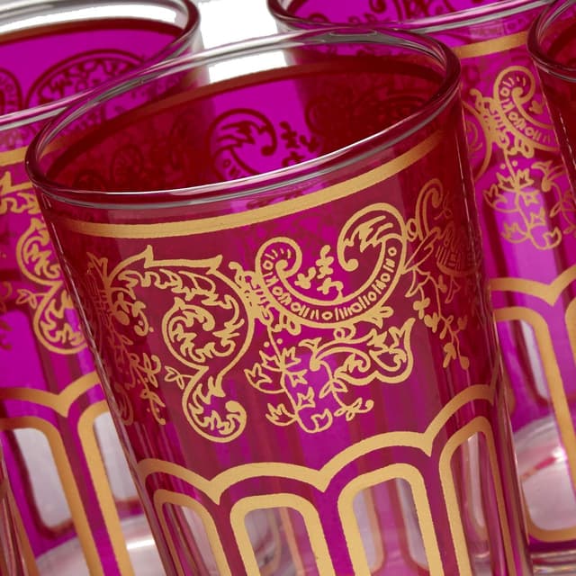 Thumbnail 5 de Moroccan Tea Set Engraved Extra Large — 6-piece tea set 🍵