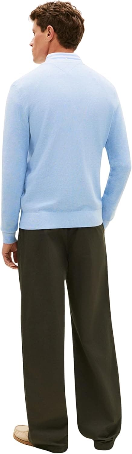 Detalle de Tommy Hilfiger Essential Structure maglione uomo con girocollo