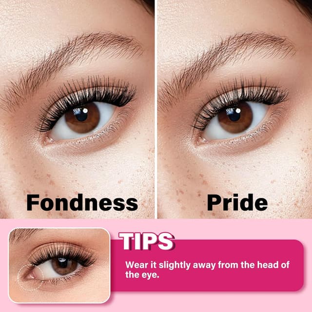 Detalle de Magnetische Wimpern „Magnet Lashes“ mit 4 Magnetpunkten – wiederverwendbar ohne Kleber