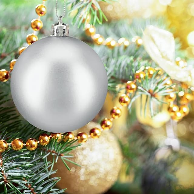 Thumbnail 6 de Relaxdays Bolas Árbol Navidad 6 cm, set 100 🎄