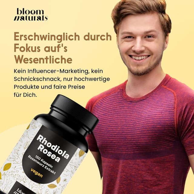 Thumbnail 5 de Rhodiola Rosea 10:1 Extrakt 500 mg Kapseln