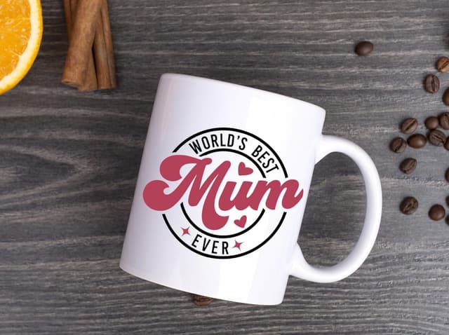 Detalle de DasyFly World’s Best Mum mug 325 ml