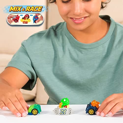 Thumbnail 8 de T-Racers Serie Glow Race colección completa de coches y pilotos 🎲