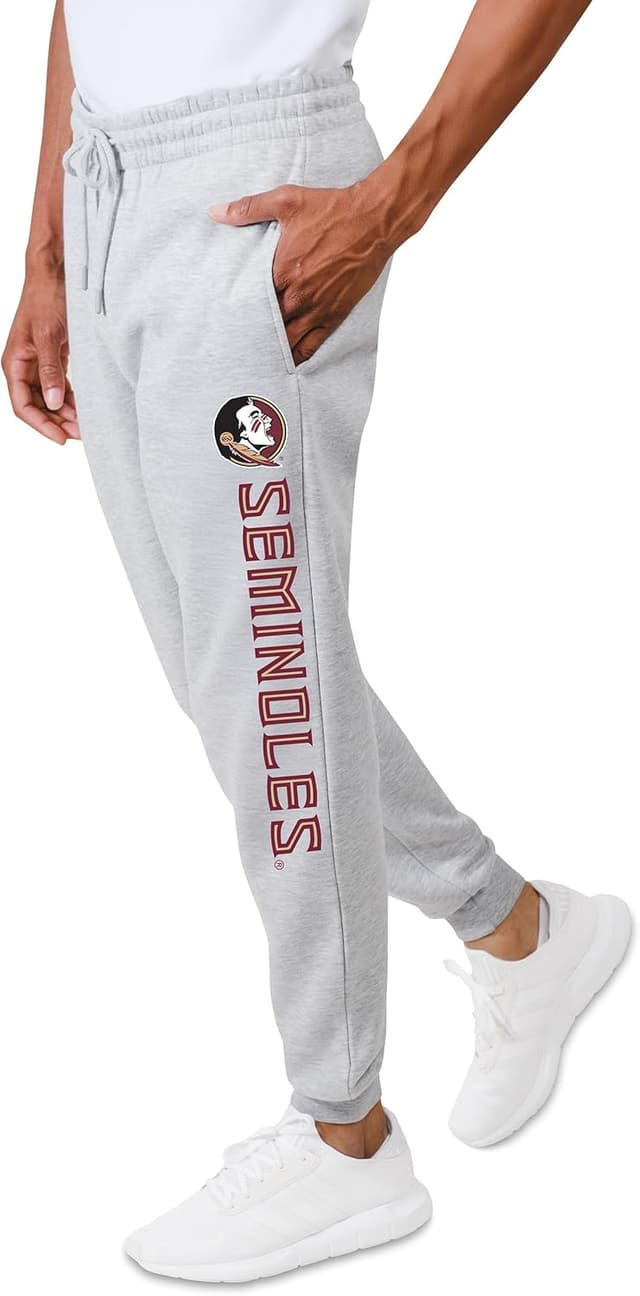 Detalle de Ultra Game Men’s NCAA Official Super Soft Game Day Jogger Sweatpants