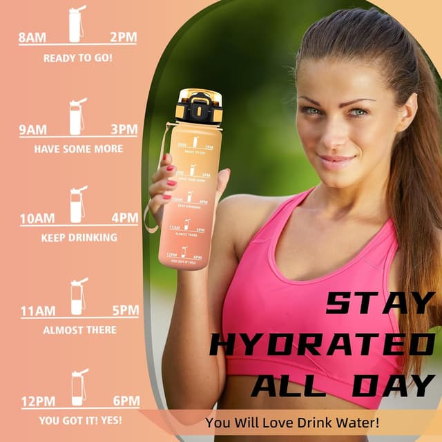 Thumbnail 5 de WaterBottle 1L 🥤 Cantimplora Deportiva Reutilizable