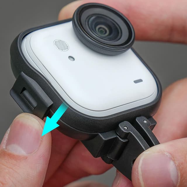 Detalle 2 de Honbobo Frame Cage Plastic Expansion Adapter for Insta360 GO Ultra (horizontal/vertical mount)