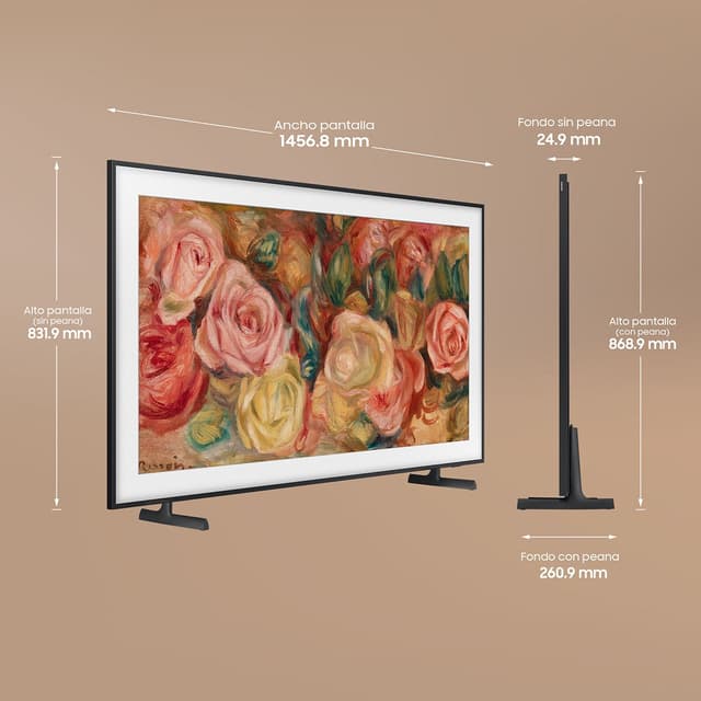 Detalle 2 de Samsung The Frame TQ65LS03DAUXXC 65" 4K
