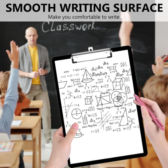 Detalle 2 de XHDA Plastic Clipboard A4 Pack of 6