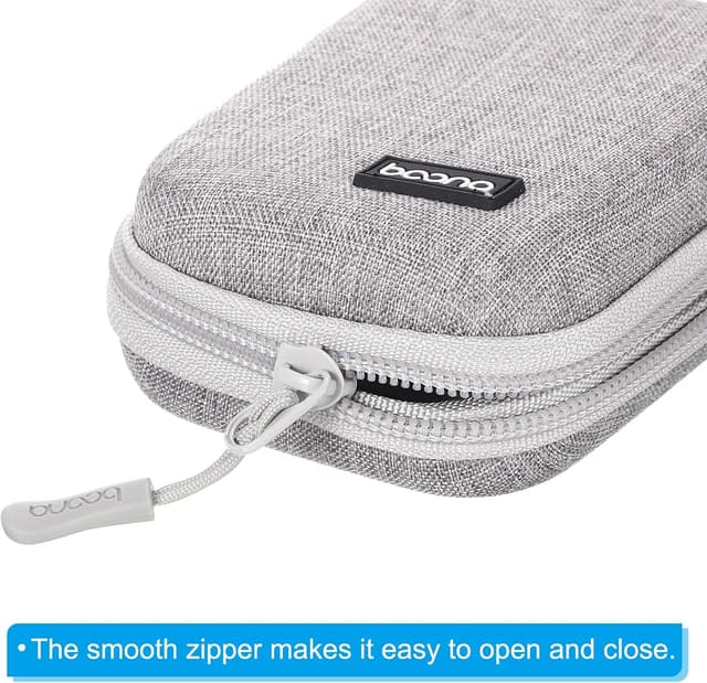 Detalle 2 de PATIKIL Digital Camera Carrying Case (EVA Small) – Grey protective EVA storage bag for compact cameras