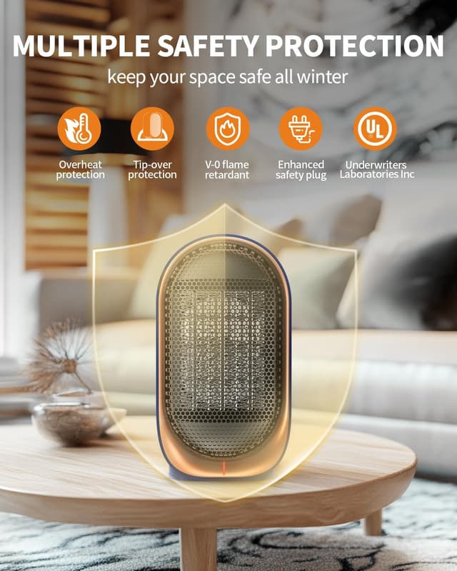 Thumbnail 1 de BZGG 1000W Electric Heater