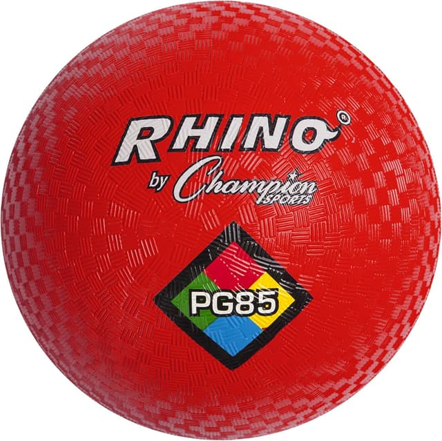 Thumbnail 6 de Champion Sports Rhino Playground Balls 8.5 in (Yellow) — Two Ply Nylon-Wound