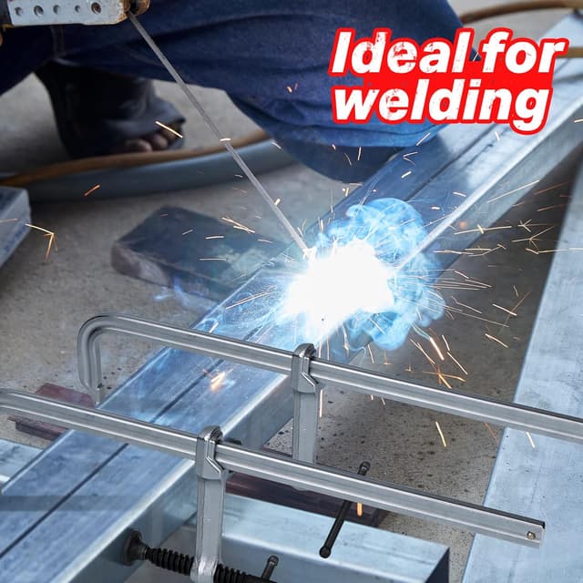 Thumbnail 5 de SHALL 12-Inch Bar Clamp set 450 lbs load limit 🛠